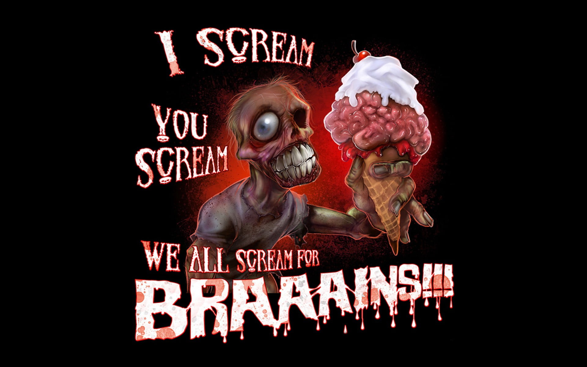 i cream you scream we all scream poster