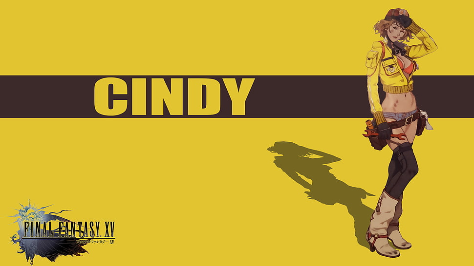 Cindy from Final Fantasy HD wallpaper