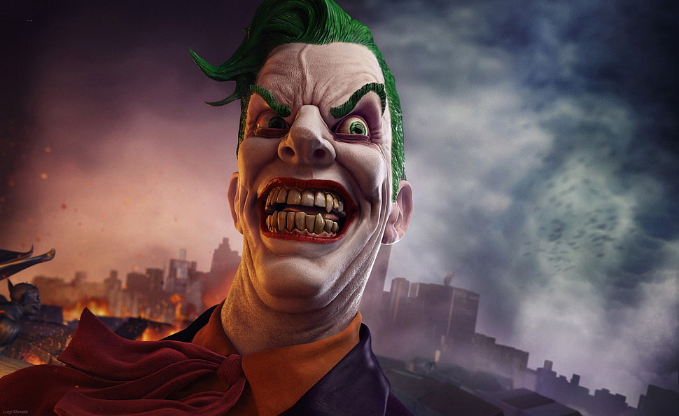 DC The Joker illustration, Joker HD wallpaper