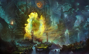 online game application with portal opening