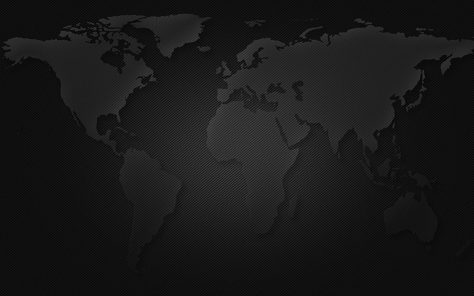 black and gray world map, world map HD wallpaper