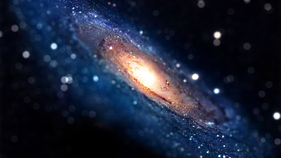 space, galaxy, glitter, stars HD wallpaper