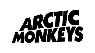 Arctic Monkeys text, Arctic Monkeys, logo