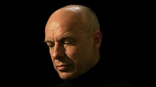 man's bald head HD wallpaper