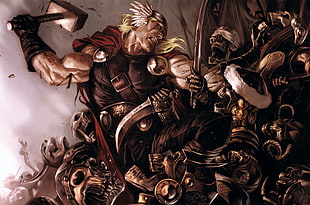 Thor Odinson illustration HD wallpaper