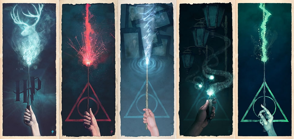 Harry Potter magic wand HD wallpaper