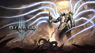 Diablo digital wallpaper, Blizzard Entertainment, Tyrael, Diablo 3: Reaper of Souls, Diablo