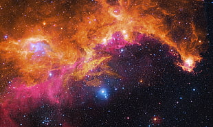 multicolored galaxy, space