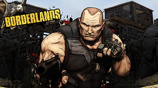 Borderlands game poster, Borderlands, video games