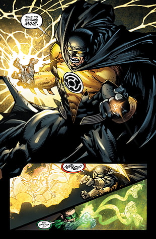 DC Universe comic, Green Lantern, Batman