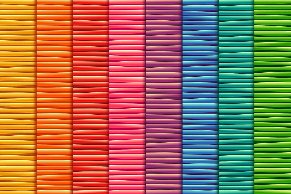 assorted color illustration HD wallpaper