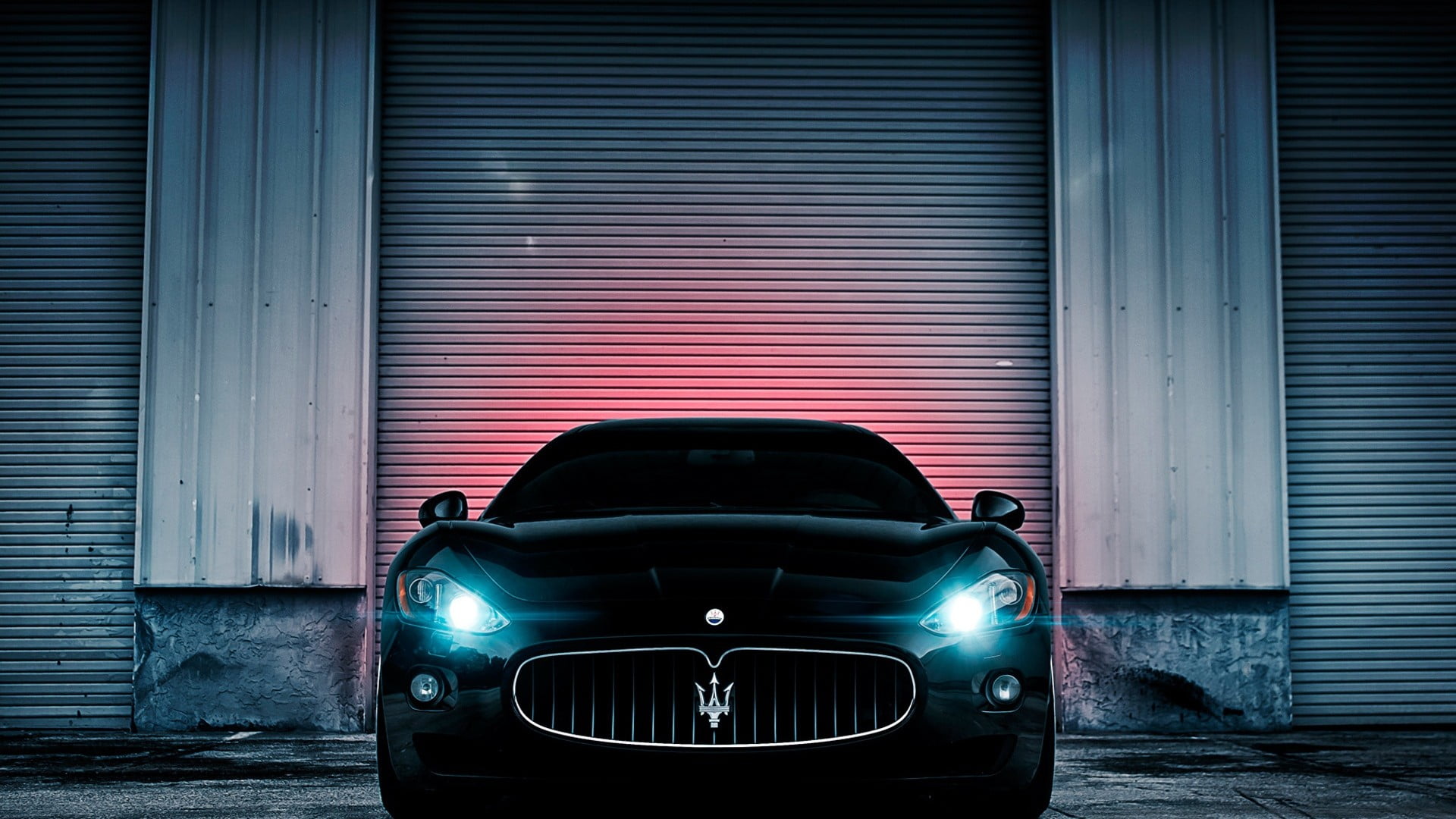 black Maserati Granturismo, car, sports car, black cars, Maserati