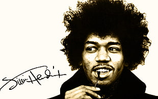 autographed Jimi Hendrix poster HD wallpaper