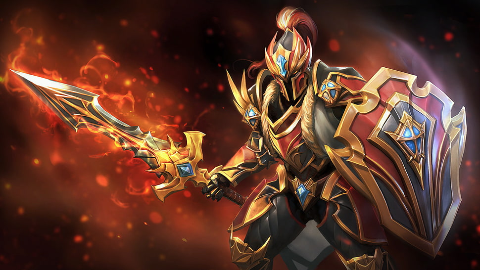 Dota 2 Dragon Knight, Dota 2, Loading screen HD wallpaper