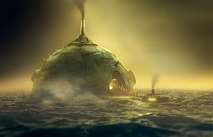 Video game scenery HD wallpaper