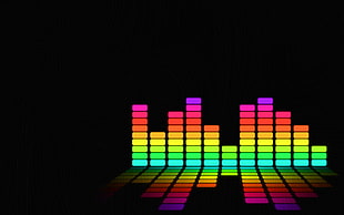 equalizer wallpaper, music, DJ, audio spectrum, abstract