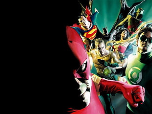 DC superheroes HD wallpaper