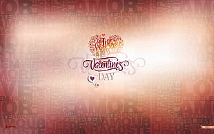 Valentine's Day graphic wall paper