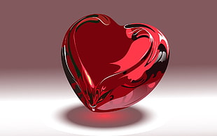 heart red stone