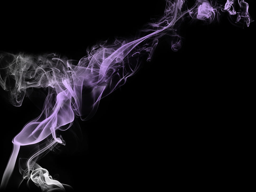 purple smoke HD wallpaper
