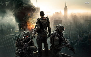 Black OPS game application, apocalyptic, New York City, video games, Tom Clancy's The Division HD wallpaper