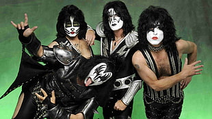 Kiss Band group photo