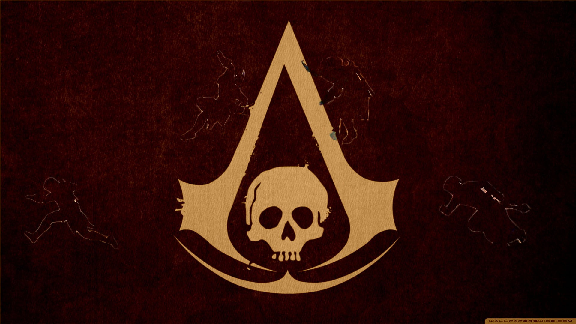 white skull logo illustration, Assassin's Creed, video games, climbing