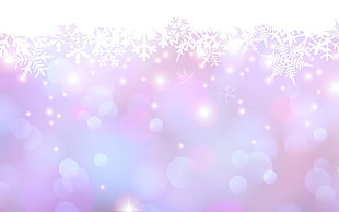 Snowflakes,  Spots,  Dots,  Glow HD wallpaper