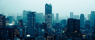 city skyline, Tokyo, city