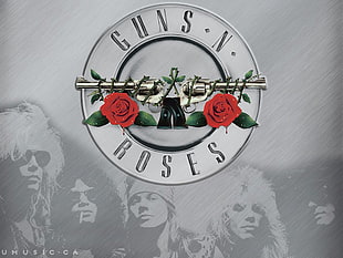 Guns N Roses emblem, Guns N' Roses, music HD wallpaper