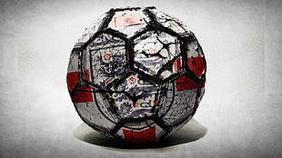 soccer ball illustration, ball HD wallpaper
