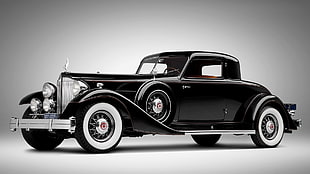 Vintage black car
