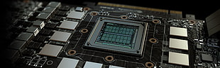 brown and silver computer motherboard