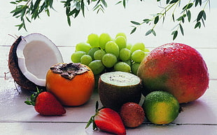 assorted fruits photo HD wallpaper