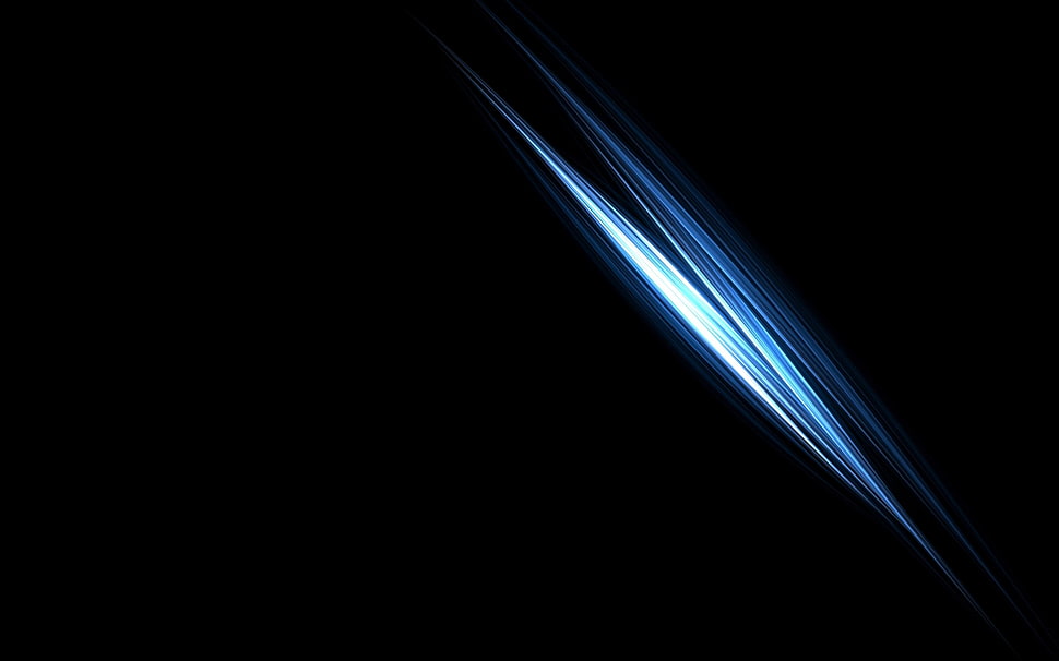 black, blue HD wallpaper