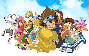 Digimon illustration, Digimon Adventure, Digimon, anime