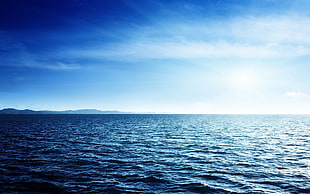 sea digital wallpaper, sea, water, sky