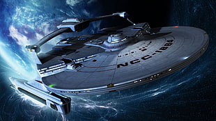 spaceship digital wallpaper, Star Trek, artwork HD wallpaper