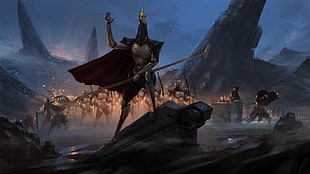 knight illustration, Endless Legend HD wallpaper