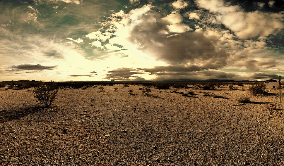panorama photography of desert HD wallpaper