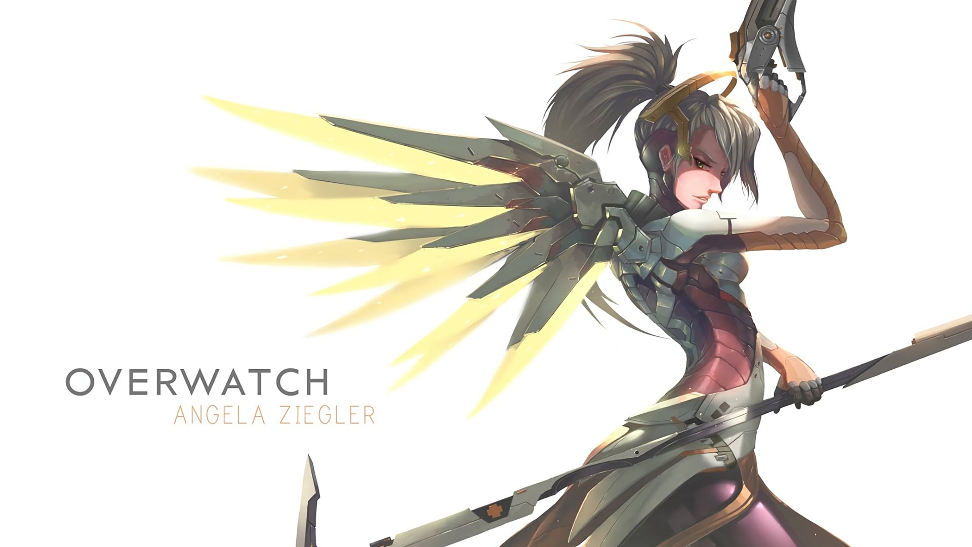 Overwatch Mercy Wallpaper Video Games Overwatch Mercy Overwatch Hd Wallpaper Wallpaper Flare