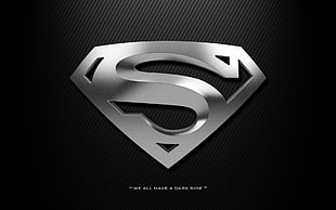 Superman logo digital wallpaper