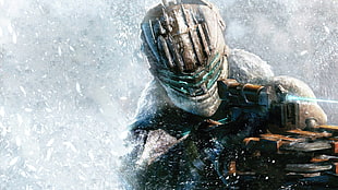 snow soldier wallpaper, Dead Space, Dead Space 3, video games, video game characters