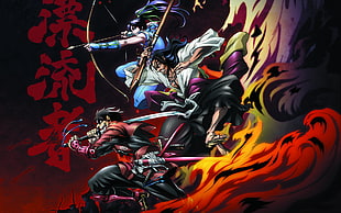 anime character wallpaper, Drifters, Oda Nobunaga, Cast