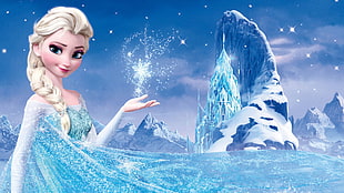 Disney Frozen Queen Elsa digital wallpaper HD wallpaper