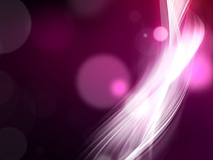 white and purple bokeh lights digital wallpaper