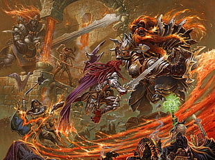 Game illustration HD wallpaper