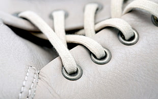 white shoe lace