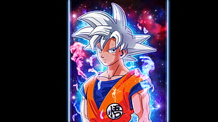 Son Goku Ultra Instinct form illustration, Dragon Ball Super, Son Goku, Ultra-Instinct Goku, Dragon Ball