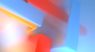 multicolored digital wallpaper, abstract, artwork